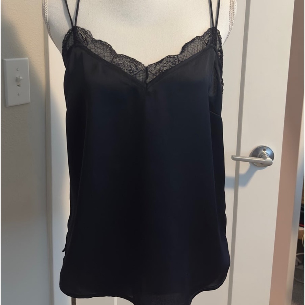 Abercrombie & Fitch Black Lace Tank Top